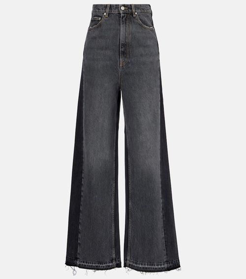 High-rise wide-leg jeans