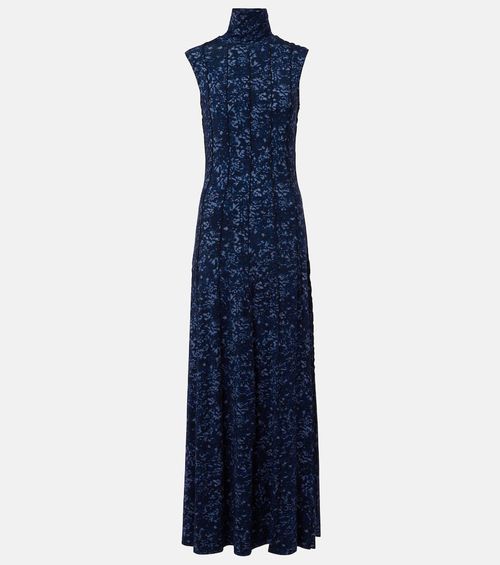 Valentina printed jersey maxi dress