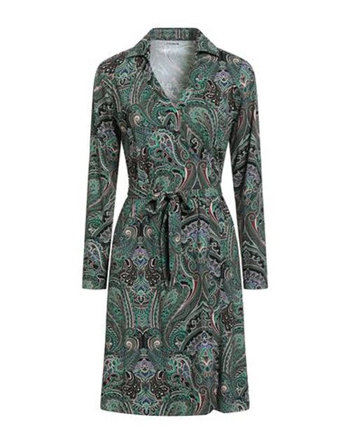Woman Mini dress Dark green Size 12 Polyamide, Elastane
