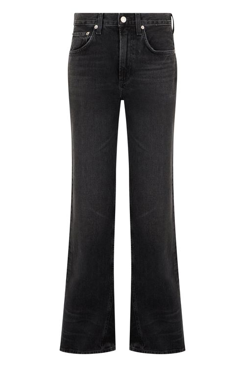 Flared Fit High-Waisted Denim Pants - FW25