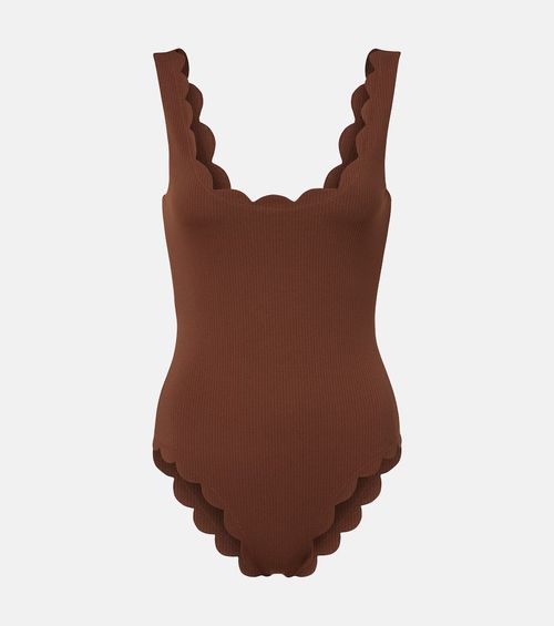Palm Springs scalloped swimsuit