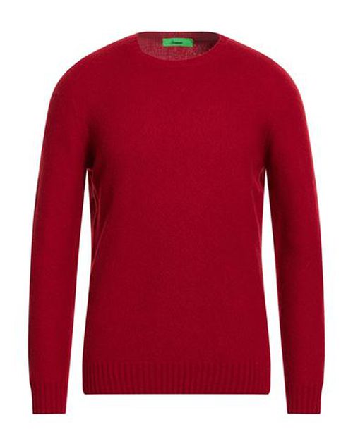 Man Sweater Brick Size 42 Lambswool