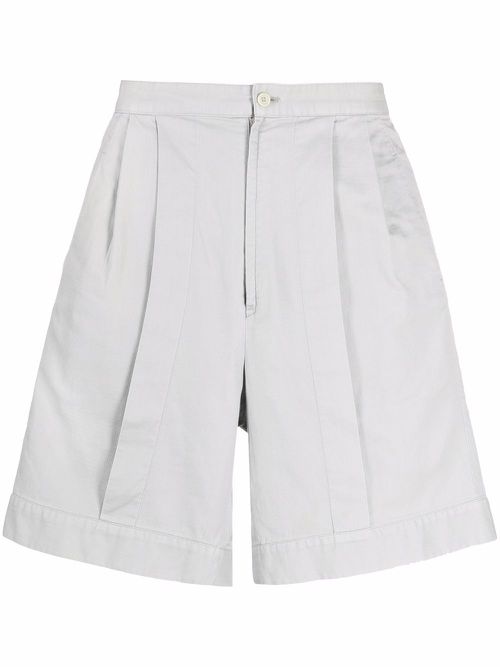 1970s high-waist Bermuda shorts - Grey