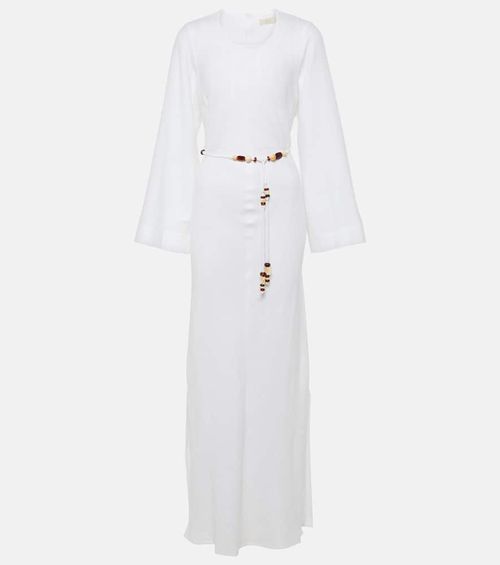 Faithfull x Monikh Oliveria silk and cotton maxi skirt