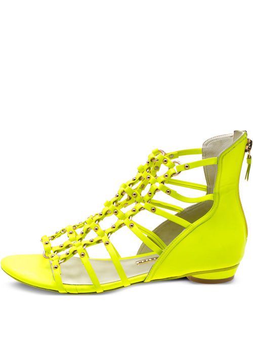Leather sandals - Green