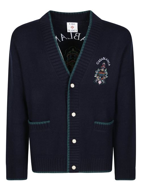 Men's Wool & Silk Cardigan