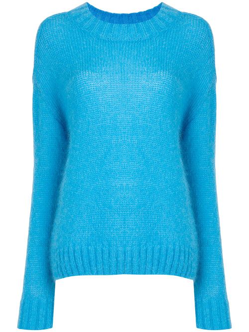 Slouchy ribbed jumper - Blue