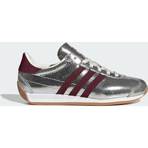 ADIDAS Originals Womens Country OG Shoes - Silver Leather