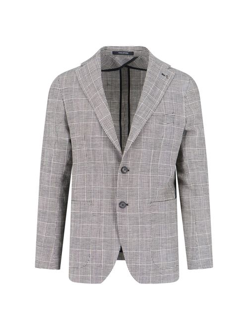 Single-breasted Blazer In Virgin Wool And Linen Blend