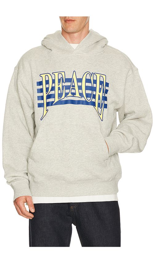 Museum of Peace and Quiet Seventies Hoodie in Grey. XS. Also in S, M, L, XL/1X