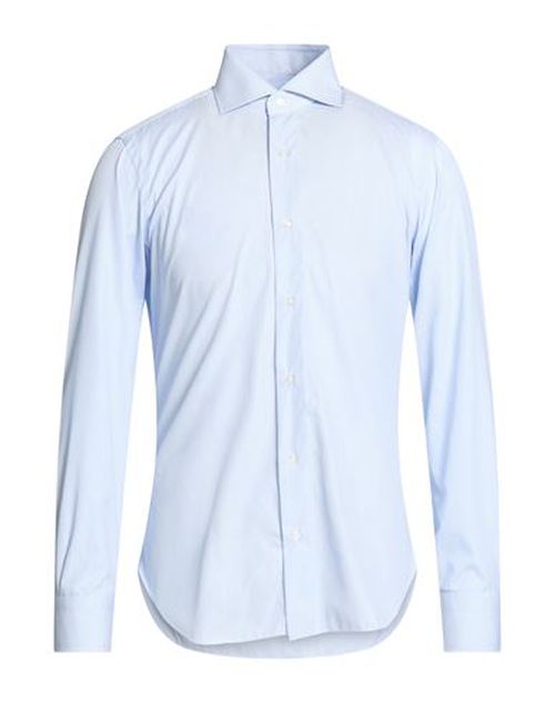 Man Shirt Azure Size 17 ¾ Cotton