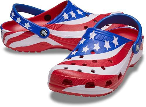 Crocs Unisex Classic American Flag Clog Mlt