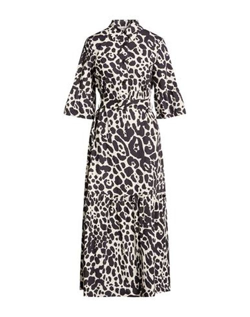 Woman Maxi dress Black Size 12 Cotton