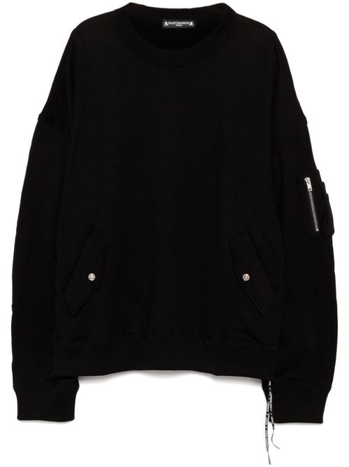 Crew-neck sweatshirt - Black