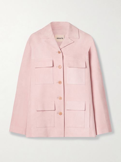 Morsson Suede Jacket - Pink