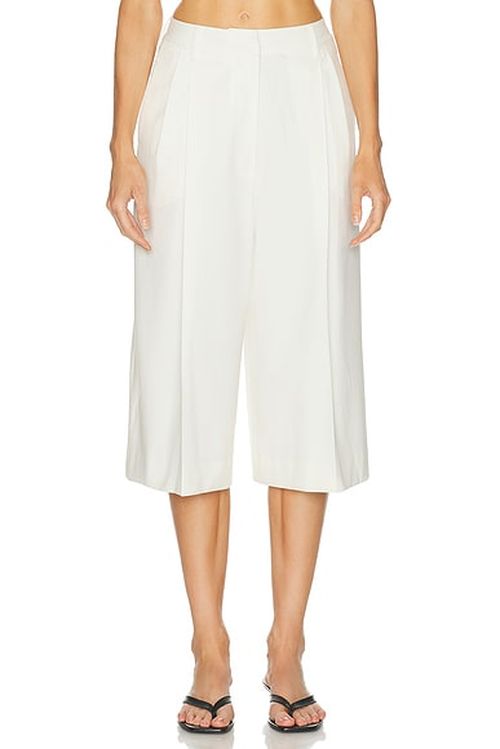 Beaufille Hugo Culotte Pant in White - White. 2 also , 4