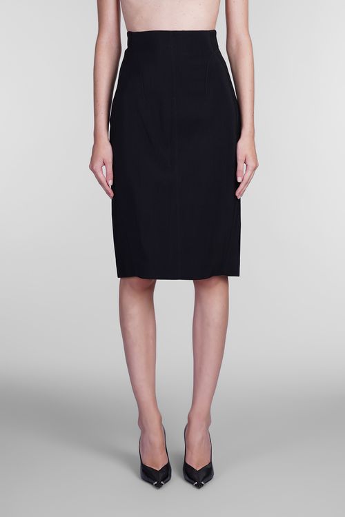 Skirt In Black Viscose