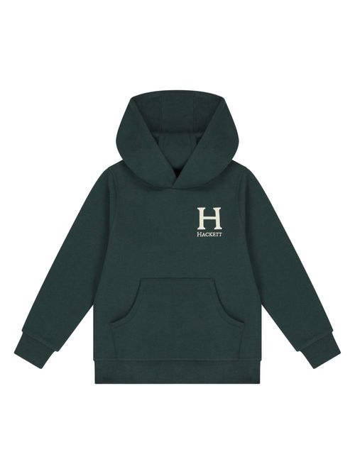 Logo-print hoodie - Green