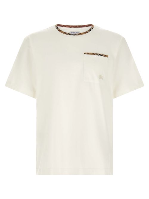 Check T-Shirt — White