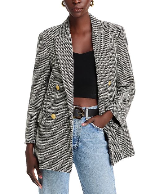 Riva Knit Double Breasted Blazer