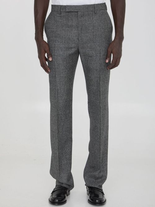 Trousers in Prince of Wales Wool