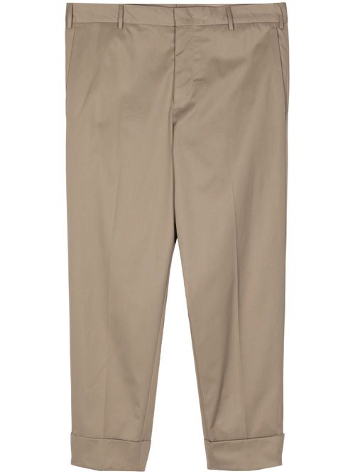 Edge cotton chino trousers - Neutrals