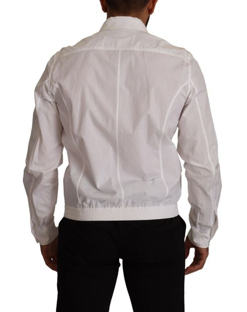 Cotton Button-Down Shirt — White