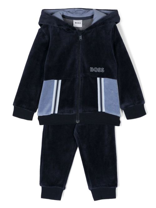 Velour track suit - Blue