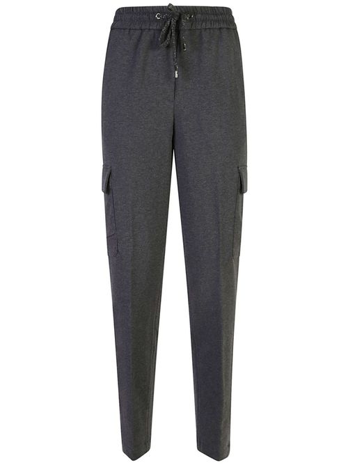 Tapered-leg trousers - Grey
