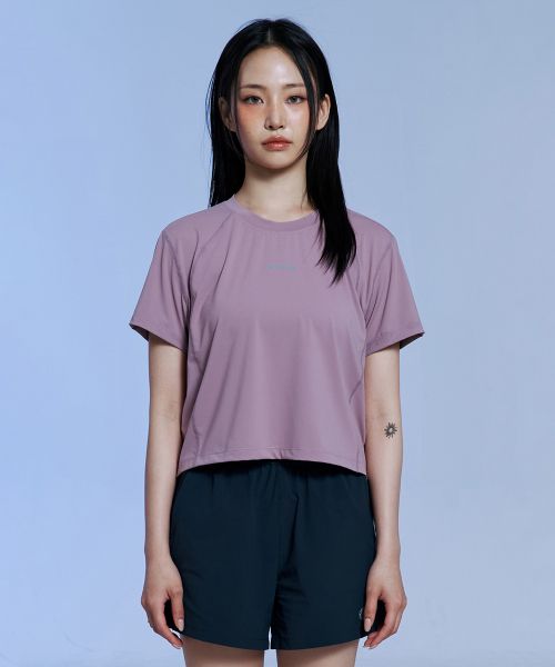 W Coolier Askin Crop Short Sleeve T-Shirt