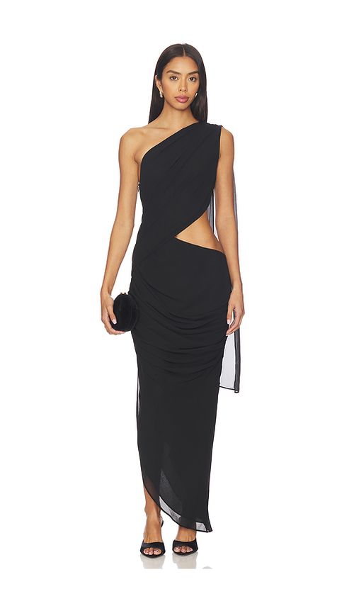 Lovers and Friends Marleen Maxi Dress in Black. L. Also in XXS, XS, S
