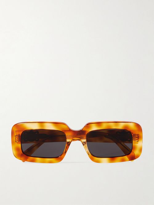 Triomphe Oversized Square-frame Tortoiseshell Acetate Sunglasses - One size
