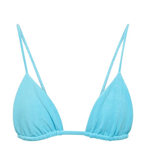 Exclusive to Mytheresa - Via terry triangle bikini top