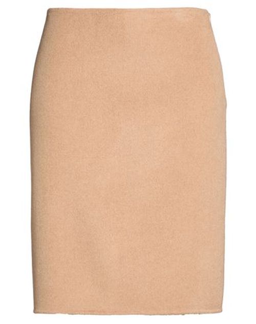 Woman Midi skirt Camel Size 6 Cashmere, Wool
