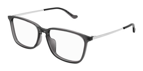 Gucci GG1609OA Asian Fit 003 Men's Eyeglasses Clear Size 56 (Frame Only) - Blue Light Block Available