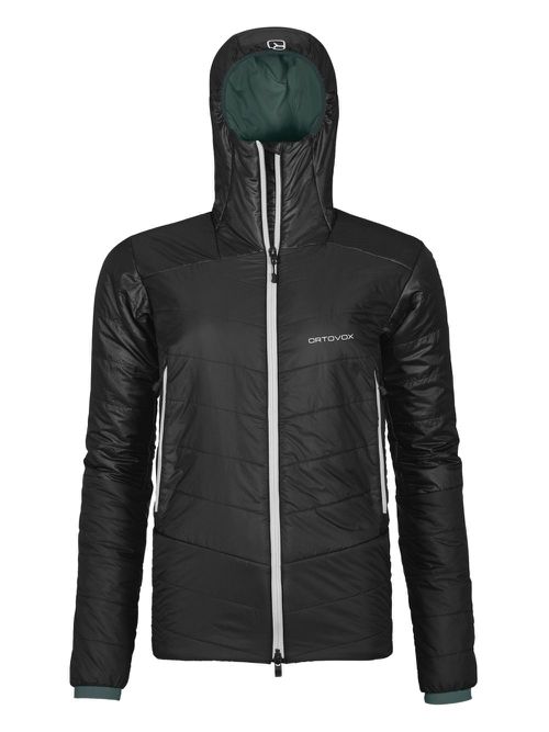 ORTOVOX logo-print ski jacket - Black