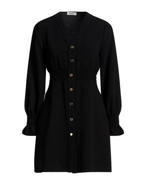Woman Mini dress Black Size 4 Polyester