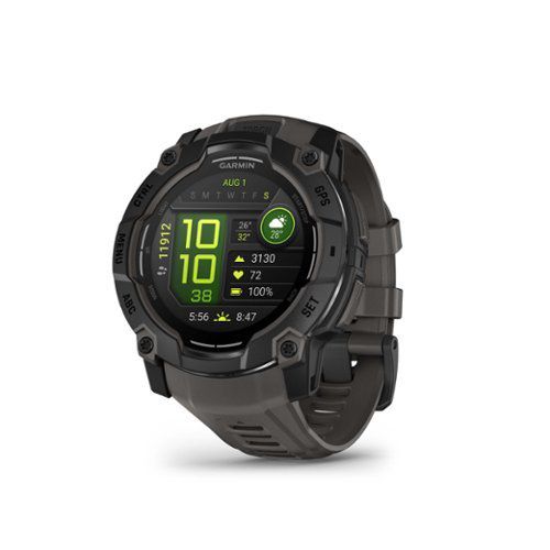 Instinct  3 GPS Smartwatch 50 mm AMOLED - Black with Charcoal Band