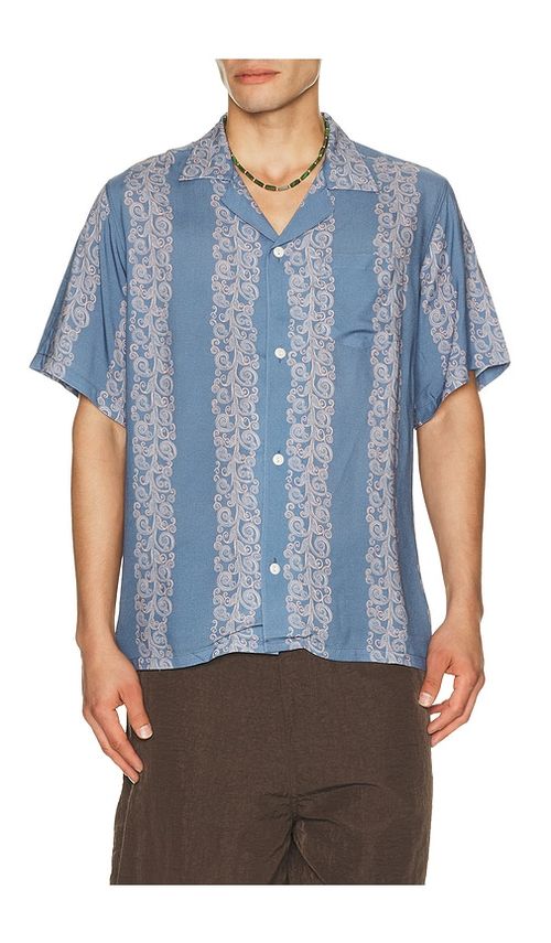 Bather Coral Fiesta Printed Camp Shirt in Multi. S. Also in M, L, XL/1X