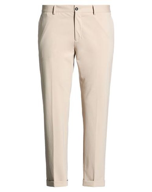 Man Pants Beige Size 38 Cotton, Polyamide, Elastane