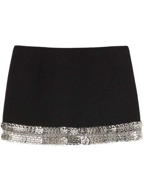 Eliot crepe mini skirt - Black