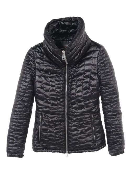 00's quilted puffer jacket - Black