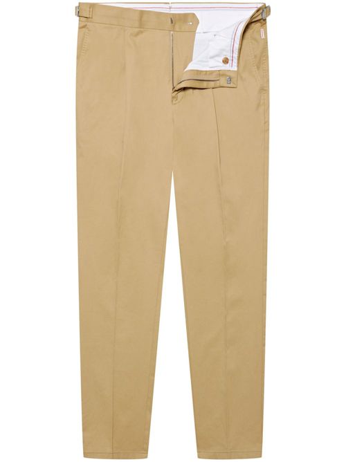 올레바 브라운 남성 Carsyn tapered trousers - 뉴트럴 279673