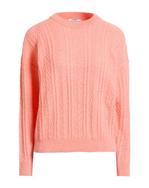 Woman Sweater Salmon pink Size 14 Baby alpaca wool, Polyamide, Virgin Wool