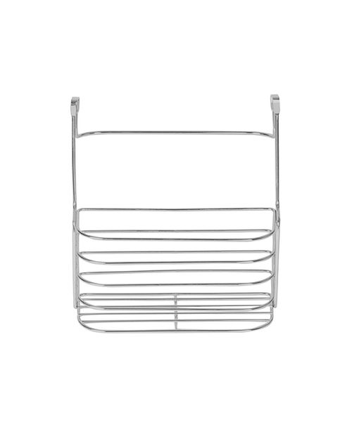 Duo Over The Cabinet Towel Bar Basket, Medium - Chrome