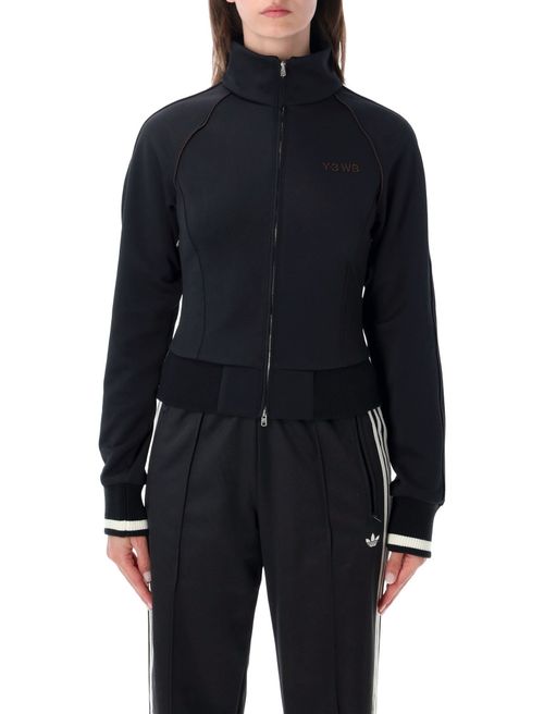 Black Logo Mock Collar Jacket