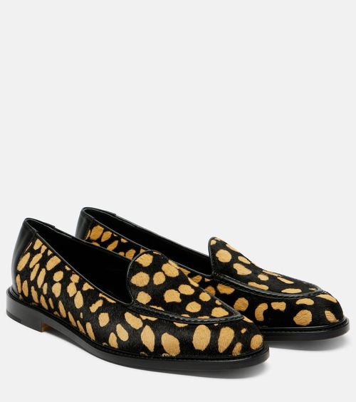 Maxy calf hair loafers