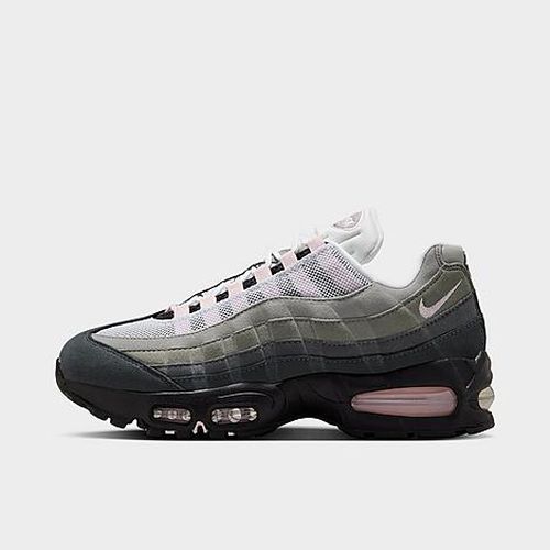 Women's Air Max 95 Big Bubble Casual Shoes in Black/Pink Foam/White