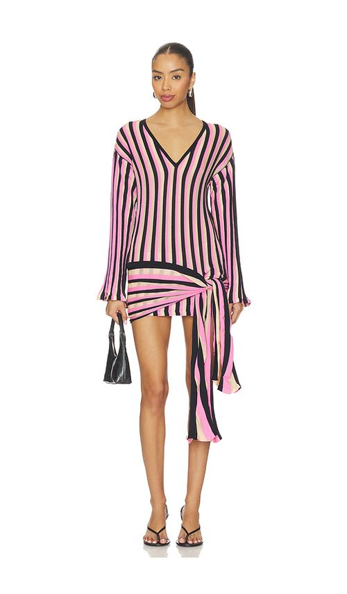 Blumarine KLEID MINI KNIT in Pink. Größe S. Also in XS