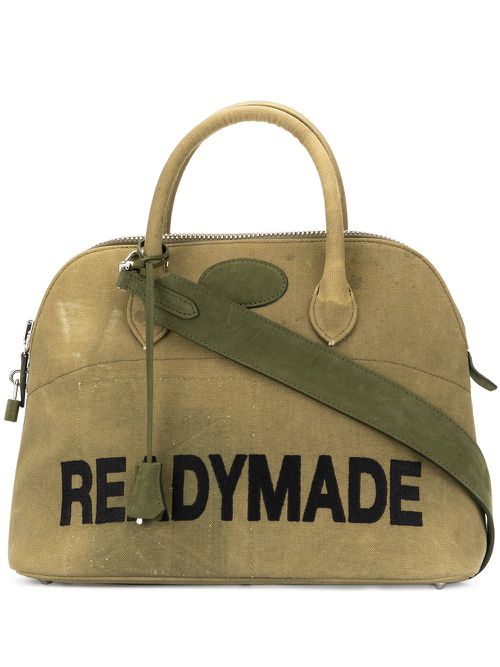 Woven tote bag - Green